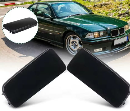 Paire de couvercles de trou de feu antibrouillard pour pare-chocs avant, BMW E36